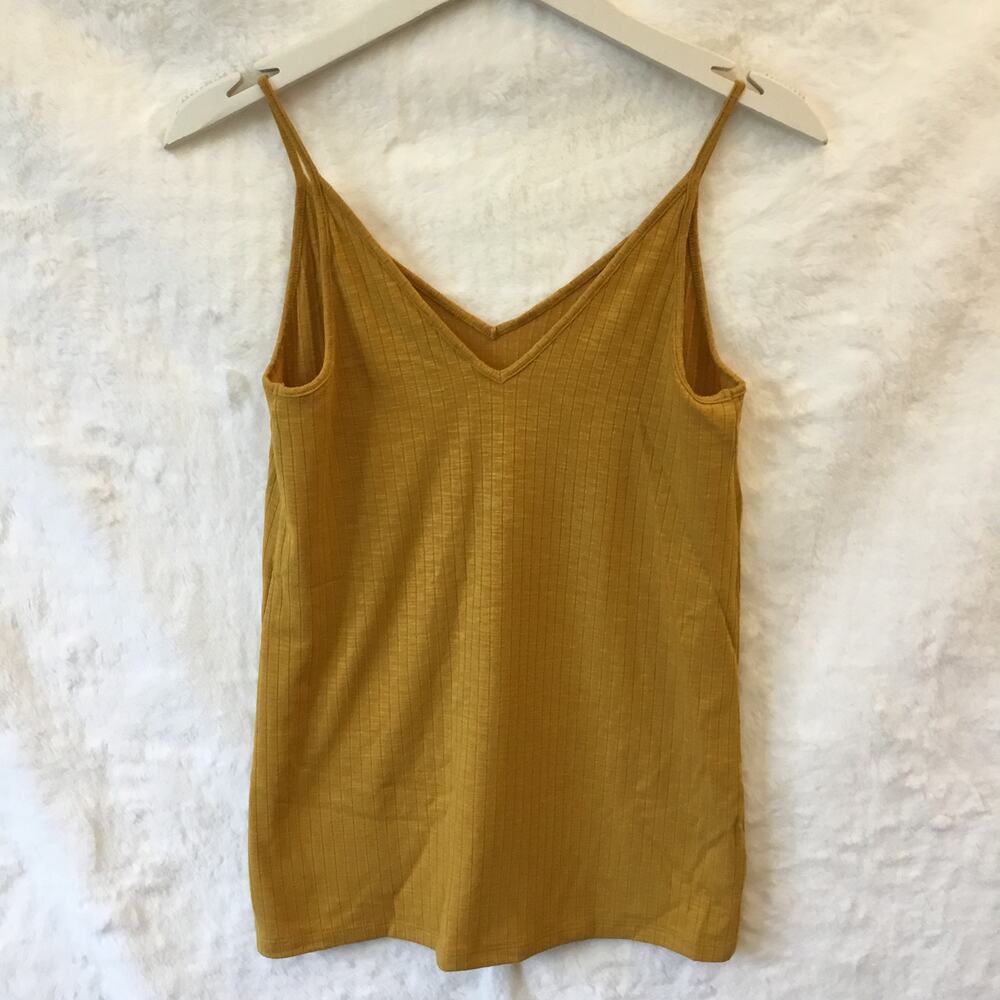 LOFT Gold Double V Cami